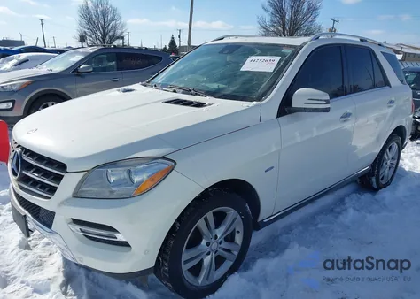 2012 Mercedes-Benz Ml 350 Bluetec 4Matic z USA, uszkodzony, nr VIN 4JGDA2EB0CA030050
